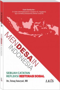 Mendesain Indonesia : sebuah catatan refleksi restorasi sosial