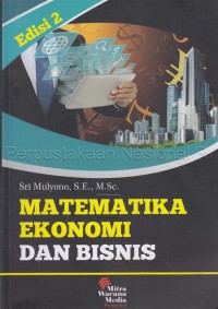 Matematika ekonomi dan bisnis, edisi 2