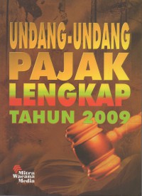 Undang-undang pajak lengkap tahun 2009