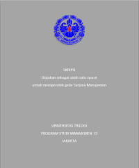 Analisis Pengukuran Kinerja Portofolio Saham yang Terpilih Dengan Metode Indeks Sharpe, Treynor dan Jensen : Studi pada Saham yang Termasuk dalam Indeks LQ45 Periode januari 2015 s.d November 2017