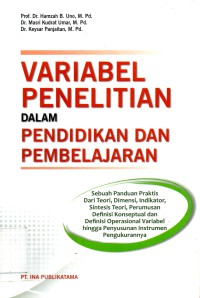 Variabel penelitian dalam pendidikan dan pembelajaran