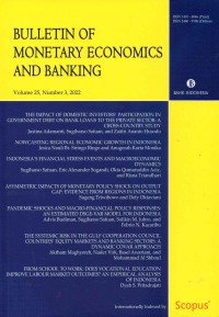 Bulletin of monetary economics and banking, volume 25, number 3